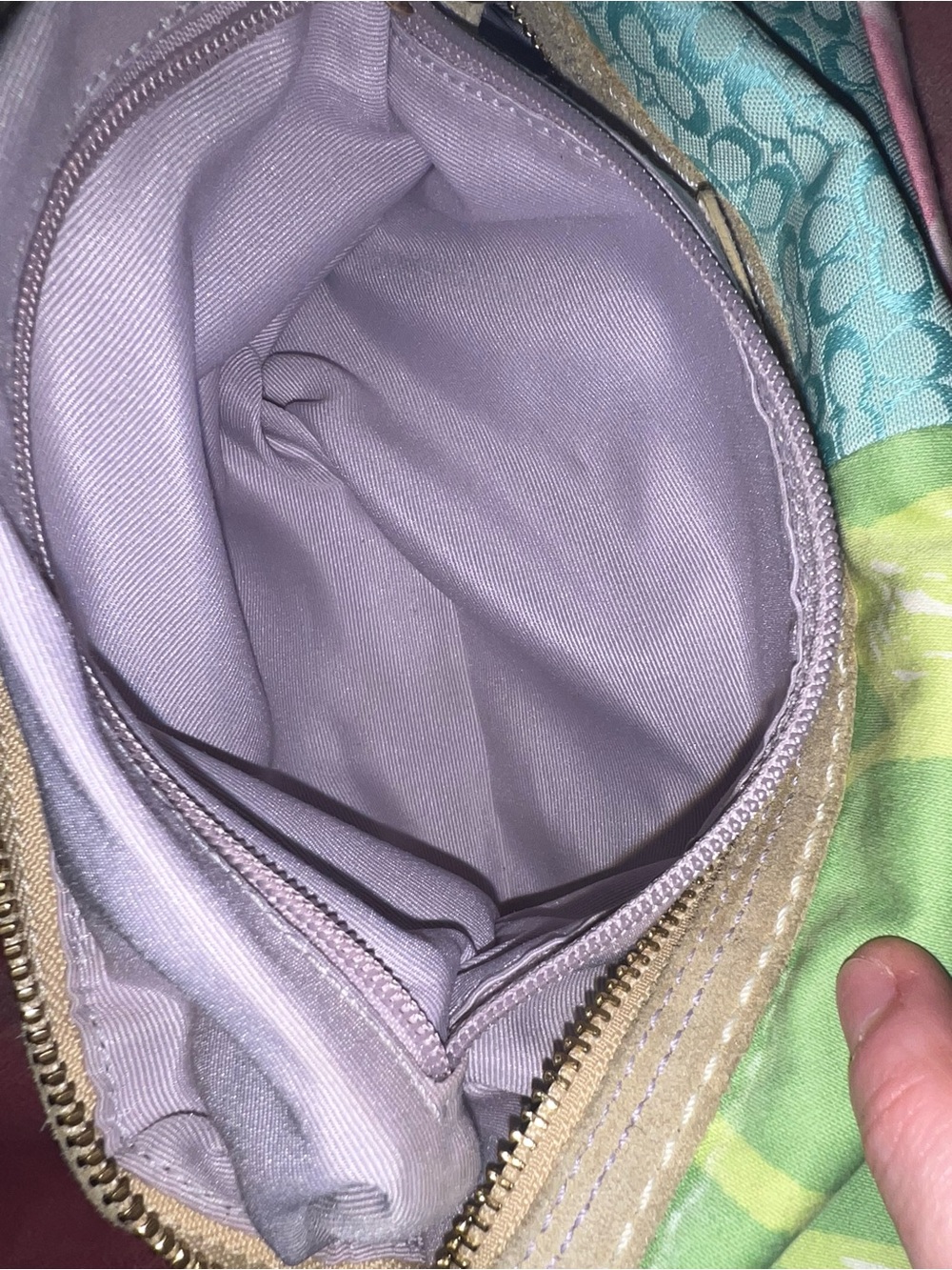 Coach Patchwork Shoulder Bag 🌸 chic coquette girl soft life pastels - Picture 5 of 10